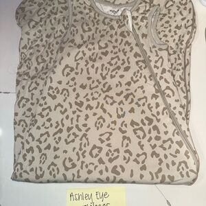 Kyte Baby Tan Leopard Print Sleep Sack 1.0 tog